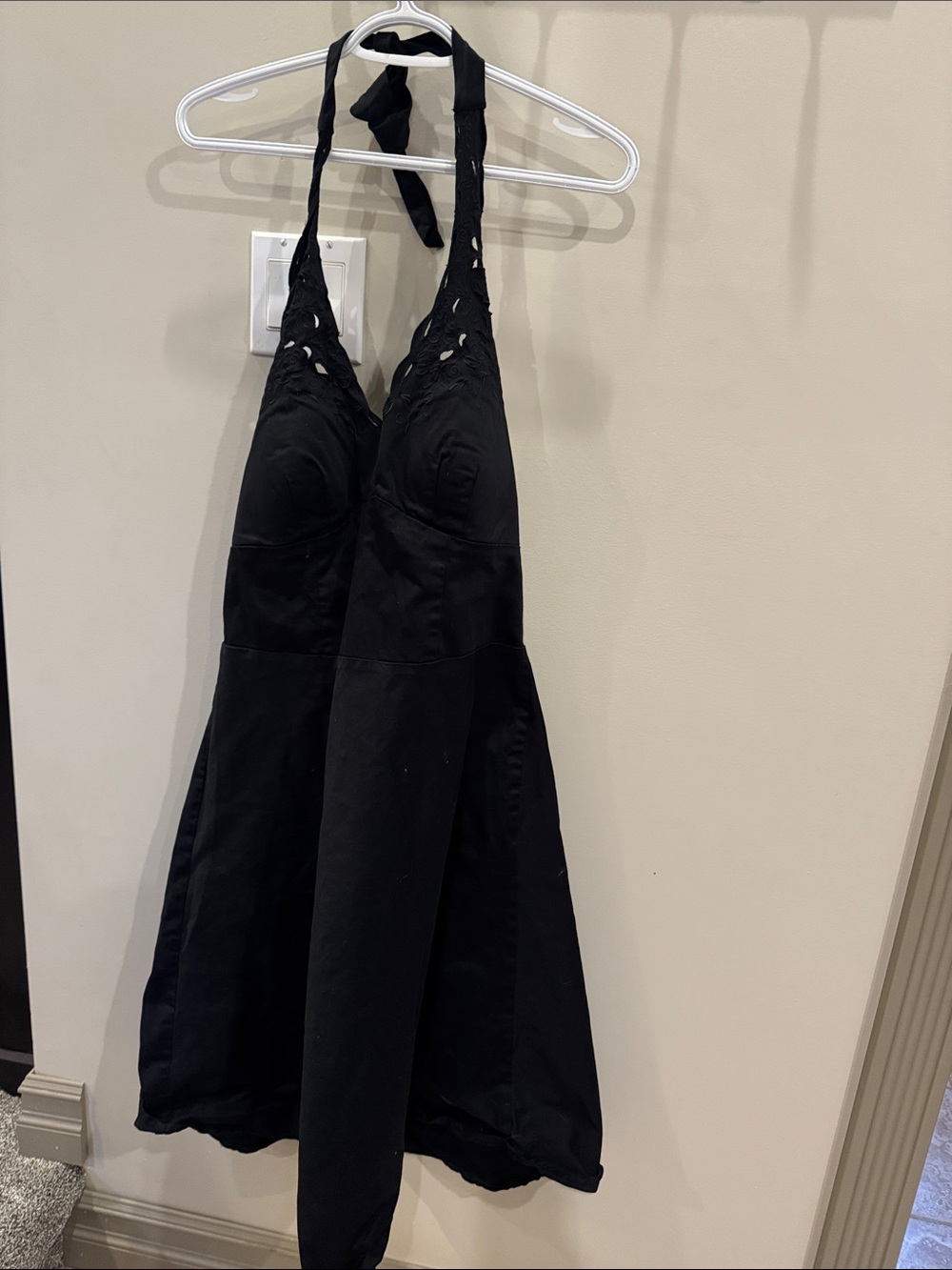 Jessica Black Halter A-Line Dress